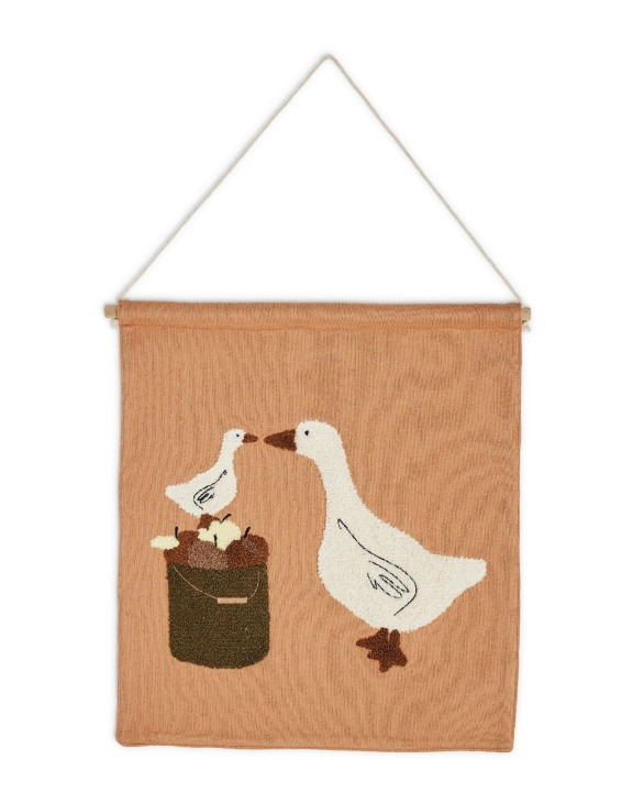 Smallstuff Vægdekoration, farmliving gæs - Natur - 37x33 cm (40023-11) i gruppen HJEM, HUS & HAVE / Interiør / Fotorammer hos TP E-commerce Nordic AB (D19094)