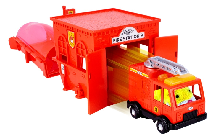 Zhu Zhu Pets Legesæt med brandbil fra byen - (Z10331) i gruppen LEGETØJ, BØRN & BABY / Legetøj / Legetøjsbiler hos TP E-commerce Nordic AB (D19125)