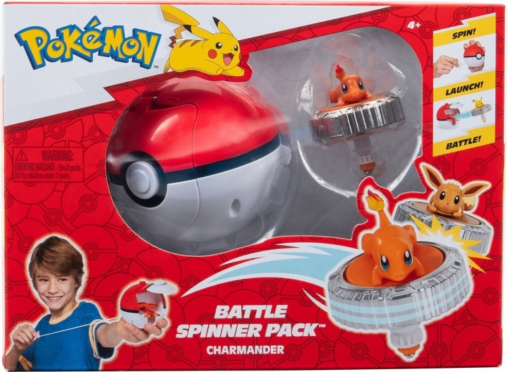 Pokémon BATTLE SPINNER CHARMANDER (PKW4401) i gruppen LEGETØJ, BØRN & BABY / Legetøj / Figurer, miniaturer og tilbehør hos TP E-commerce Nordic AB (D19127)