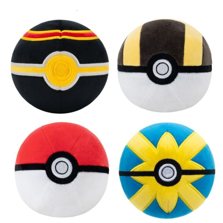 Pokémon Plys 10 cm Pokeball Ass CDU - (PKW3554-3) i gruppen LEGETØJ, BØRN & BABY / Legetøj / Figurer, miniaturer og tilbehør hos TP E-commerce Nordic AB (D19135)