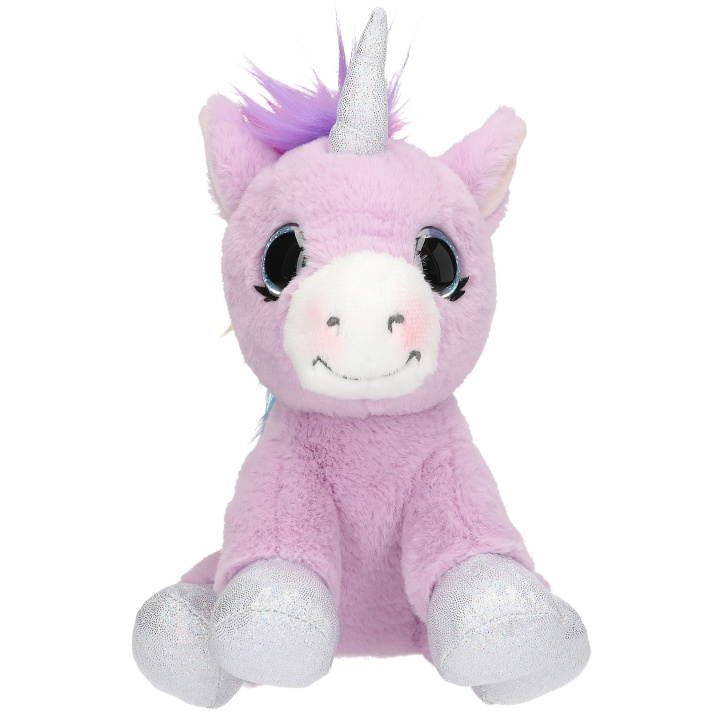 Ylvi Plys enhjørning lilla 21 cm - (0411687) i gruppen LEGETØJ, BØRN & BABY / Babyleg (0-3 år) / Tøjdyr hos TP E-commerce Nordic AB (D19147)