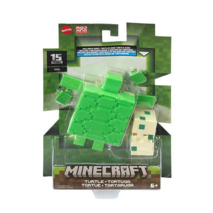 MINECRAFT Biome Builds - Skildpadde, 8 cm (HTL84) i gruppen LEGETØJ, BØRN & BABY / Legetøj / Figurer, miniaturer og tilbehør hos TP E-commerce Nordic AB (D19160)