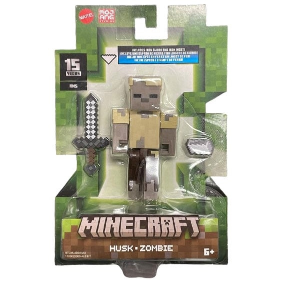 MINECRAFT Biome Builds - 8 cm Husk Zombie (HTL85) i gruppen LEGETØJ, BØRN & BABY / Legetøj / Figurer, miniaturer og tilbehør hos TP E-commerce Nordic AB (D19162)