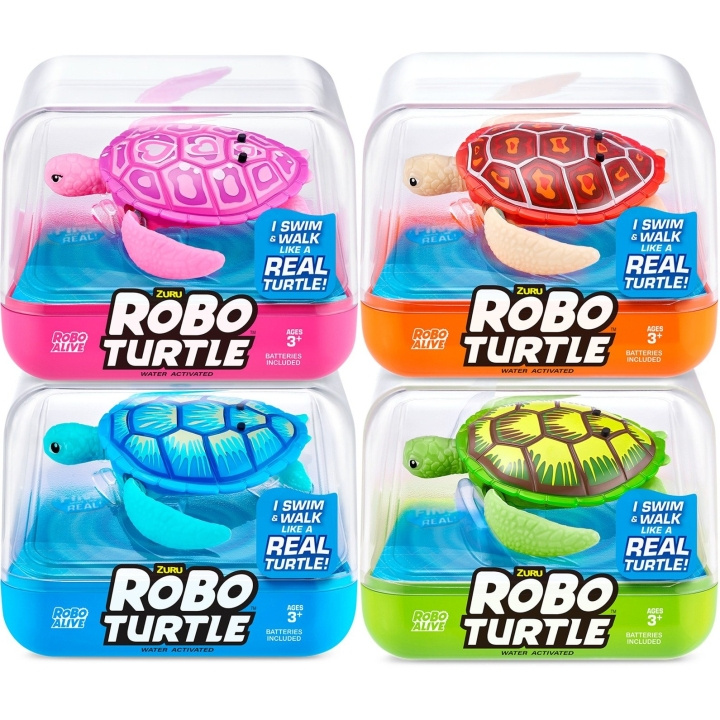 Roboalive Robo Alive - Robotskildpadder S1 (7192UQ1) i gruppen LEGETØJ, BØRN & BABY / Legetøj / Figurer, miniaturer og tilbehør hos TP E-commerce Nordic AB (D19171)