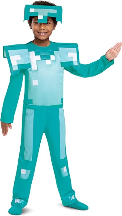 Disguise Minecraft Kostume - Diamant rustning (116 cm) i gruppen LEGETØJ, BØRN & BABY / Legetøj / Udklædning hos TP E-commerce Nordic AB (D19201)