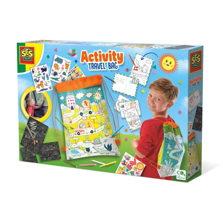 SES Creative Aktivitetsrejsetaske - (S02239) i gruppen LEGETØJ, BØRN & BABY / Babyleg (0-3 år) / Aktivitetslegetøj hos TP E-commerce Nordic AB (D19202)