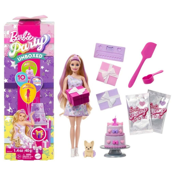 Barbie Barbie Party Unboxed Blonde dukke - (960-2523) i gruppen LEGETØJ, BØRN & BABY / Legetøj / Docks og tilbehør hos TP E-commerce Nordic AB (D19256)