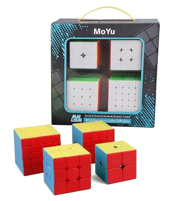 Vini Games Vini Game - Moyu 4-pcs Cube (31298) i gruppen LEGETØJ, BØRN & BABY / Legetøj / Legetøj hos TP E-commerce Nordic AB (D19265)