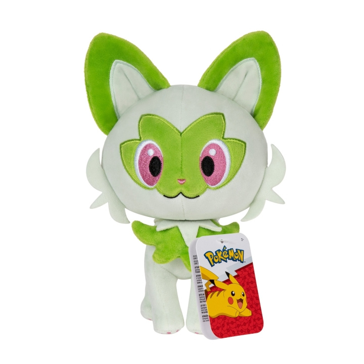 Pokémon PLYS 20 CM SPRIGATITO CDU (PKW3353) i gruppen LEGETØJ, BØRN & BABY / Babyleg (0-3 år) / Tøjdyr hos TP E-commerce Nordic AB (D19290)