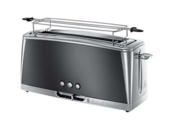 Russell Hobbs Luna brødrister med langt slot og 2 skiver - måneskinsgrå i gruppen HJEM, HUS & HAVE / Husholdningsapparater / Brødristere & Sandwich Makers / Brødristere hos TP E-commerce Nordic AB (D19295)