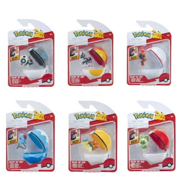 Pokémon Clip N Go assistent (95057-20) i gruppen LEGETØJ, BØRN & BABY / Legetøj / Figurer, miniaturer og tilbehør hos TP E-commerce Nordic AB (D19301)
