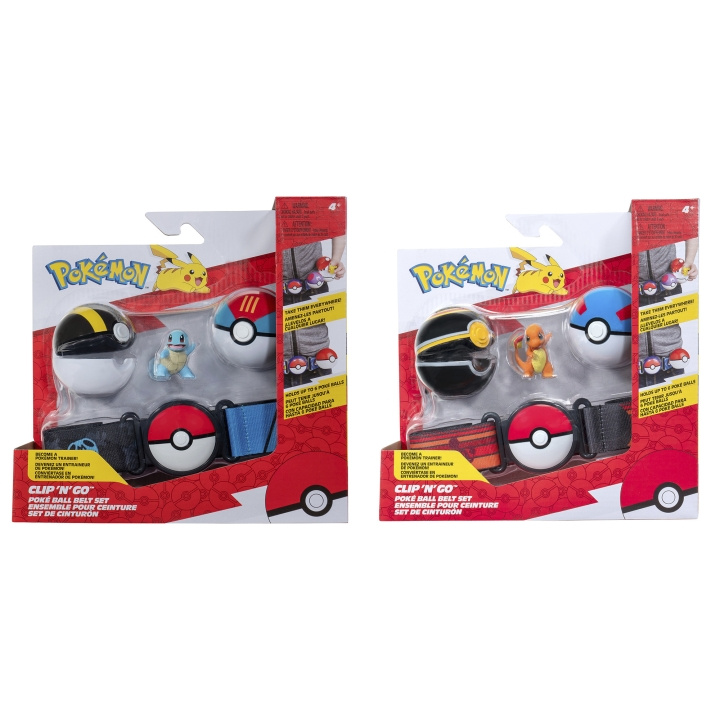 Pokémon Clip N Go bæltesæt - (95283-17) i gruppen LEGETØJ, BØRN & BABY / Legetøj / Figurer, miniaturer og tilbehør hos TP E-commerce Nordic AB (D19302)