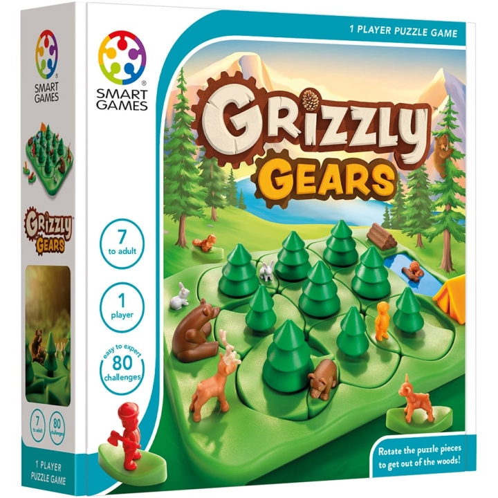 Smart Games Grizzly Gears (Nordisk) (SG2445) i gruppen LEGETØJ, BØRN & BABY / Spil / Brætspil hos TP E-commerce Nordic AB (D19330)
