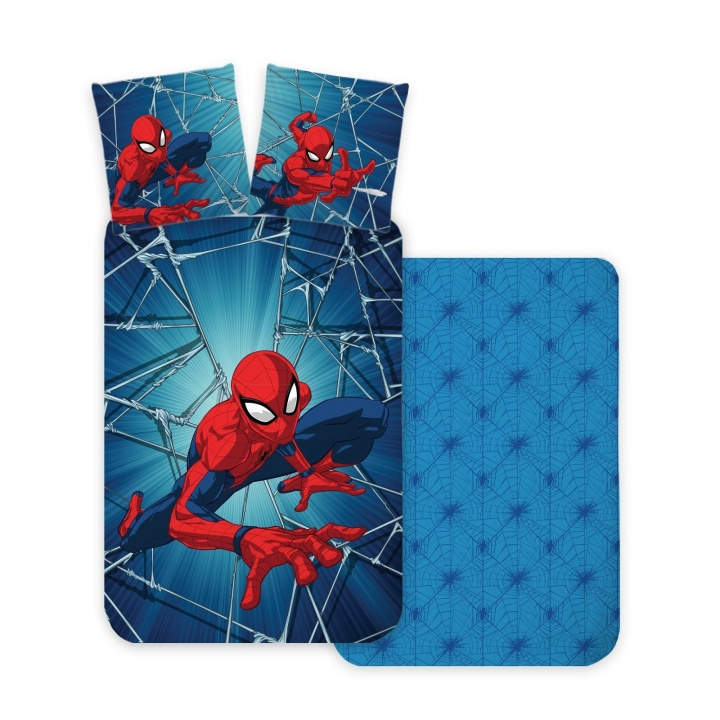 Disney Sengelinned - Juniorstørrelse 100x140 cm - Spiderman i gruppen LEGETØJ, BØRN & BABY / Børnetekstiler / Sengetøj hos TP E-commerce Nordic AB (D19344)
