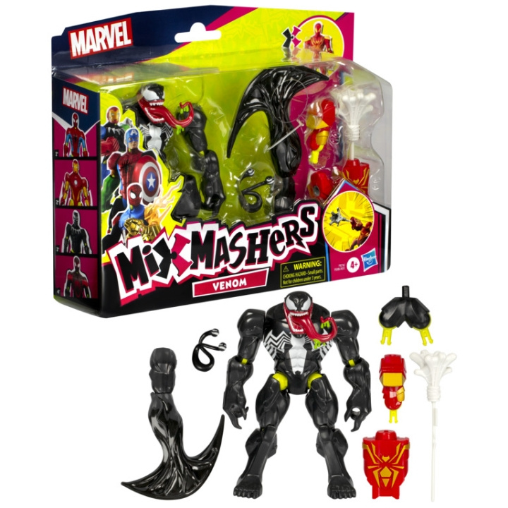 Marvel Spider-Man Venom Mix Mashers actionfigur (F9216) i gruppen LEGETØJ, BØRN & BABY / Legetøj / Figurer, miniaturer og tilbehør hos TP E-commerce Nordic AB (D19347)