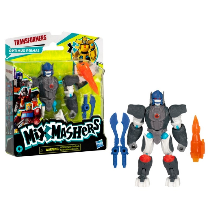 Transformers Mix Mashers Optimus Primal actionfigur (F97335X0) i gruppen LEGETØJ, BØRN & BABY / Legetøj / Figurer, miniaturer og tilbehør hos TP E-commerce Nordic AB (D19351)