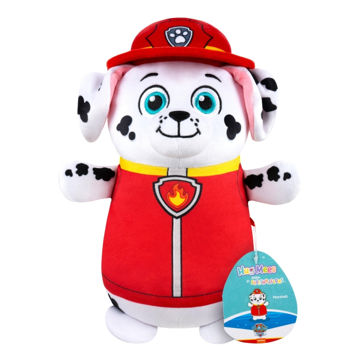 Squishmallows Hugmees plysdyr Paw Patrol - Marshall i gruppen LEGETØJ, BØRN & BABY / Babyleg (0-3 år) / Tøjdyr hos TP E-commerce Nordic AB (D19360)