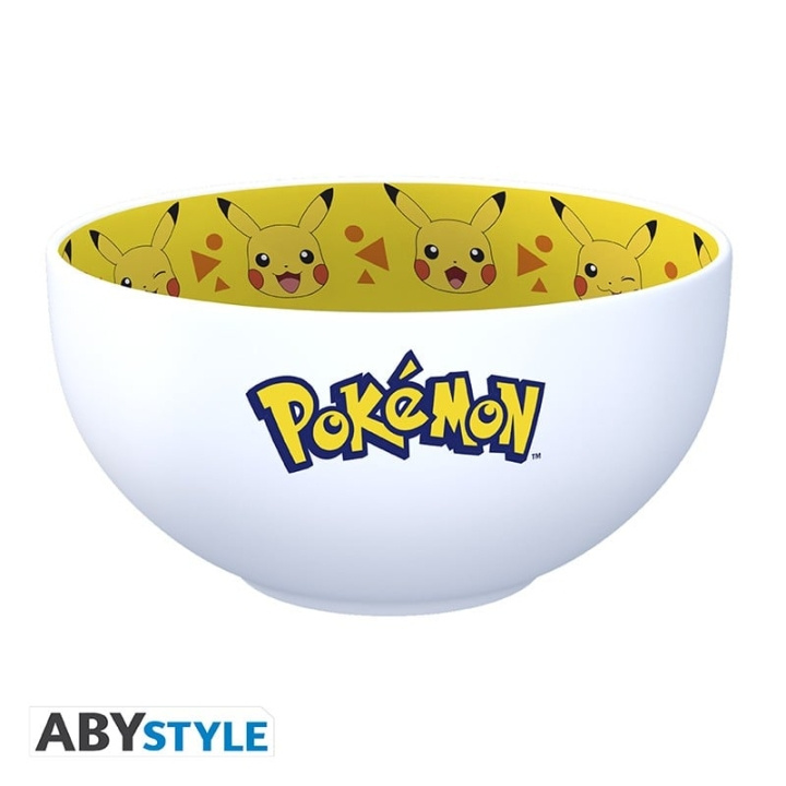 Pokémon Skål - 600 ml - Pikachu Papæske i gruppen LEGETØJ, BØRN & BABY / Mad & Drikke / Børnebestik og tallerkener hos TP E-commerce Nordic AB (D19365)