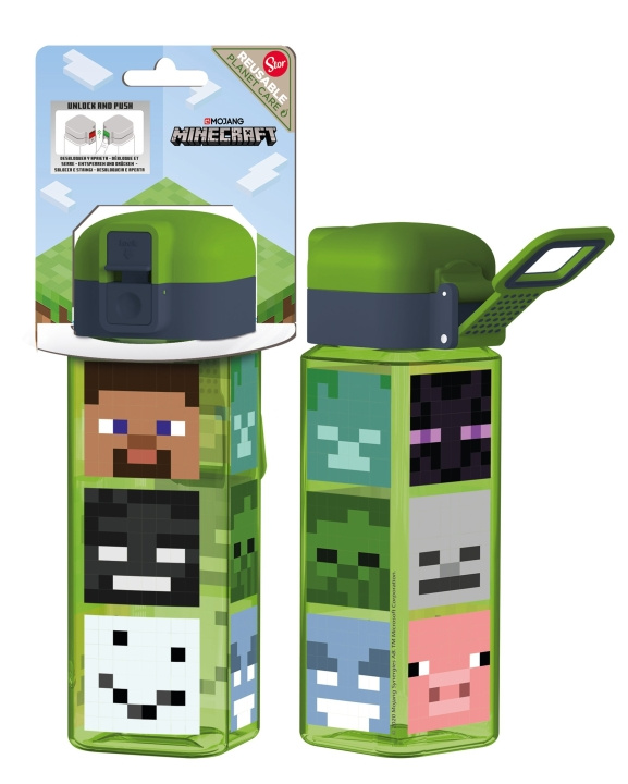 MINECRAFT Stor - Vandflaske - MINECRAFT (40402) i gruppen LEGETØJ, BØRN & BABY / Mad & Drikke / Sutteflasker og tilbehør hos TP E-commerce Nordic AB (D19379)