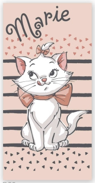 Disney Aristocats Håndklæde - 70x140 cm - Aristocat (110047) i gruppen HJEM, HUS & HAVE / Badværelse / Håndklæder hos TP E-commerce Nordic AB (D19382)