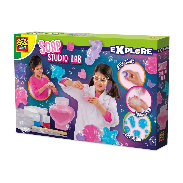 SES Creative Gå på opdagelse i Soap Studio Lab - (S25142) i gruppen LEGETØJ, BØRN & BABY / Legetøj / Hobbyartikler hos TP E-commerce Nordic AB (D19401)