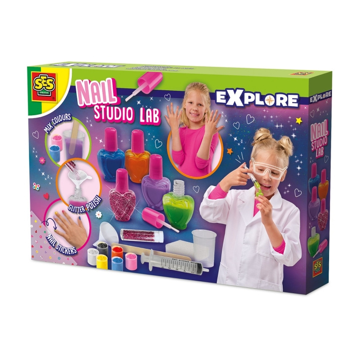 SES Creative Make-up Lab neglestudie - (S25141) i gruppen LEGETØJ, BØRN & BABY / Legetøj / Hobbyartikler hos TP E-commerce Nordic AB (D19402)
