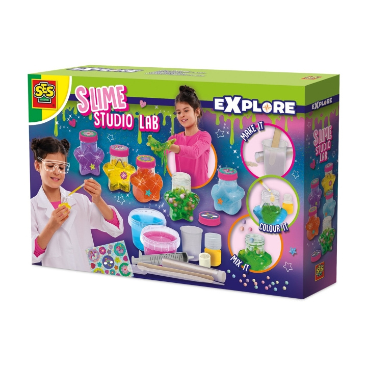 SES Creative Science Lab Slime Studio - (S25143) i gruppen LEGETØJ, BØRN & BABY / Legetøj / Hobbyartikler hos TP E-commerce Nordic AB (D19403)