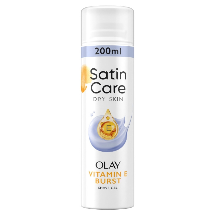 Gillette Venus Satin Care Women\'s Shave Gel, Vitamin E Burst med Olay - 200 ml i gruppen SKØNHED & HELSE / Hår og styling / Barbering og trimning / Aftershave hos TP E-commerce Nordic AB (D19409)