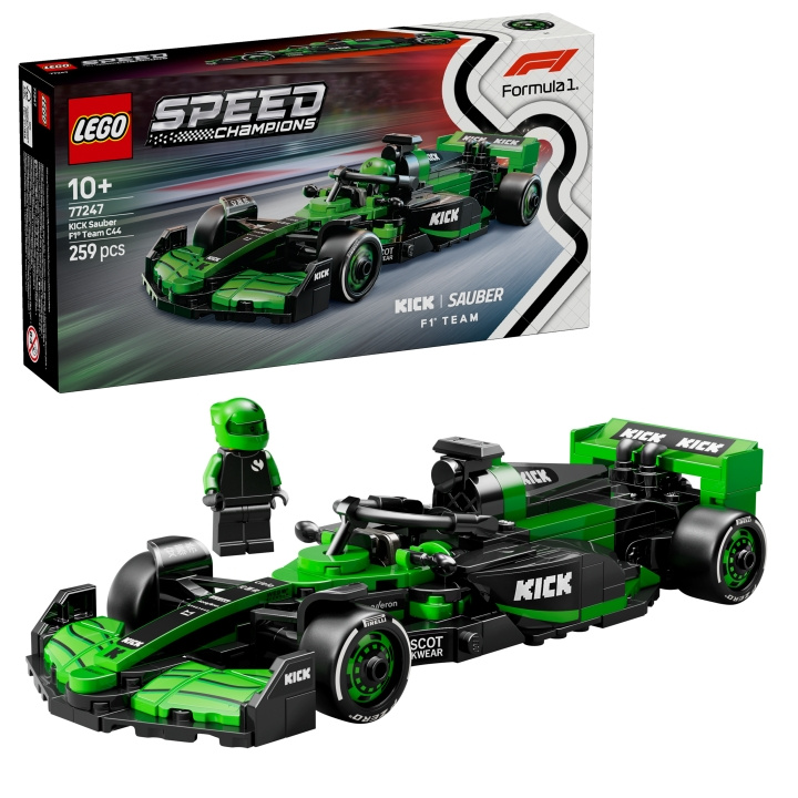 LEGO Speed Champions - KICK Sauber F1 Team C44 Racerbil (77247) i gruppen LEGETØJ, BØRN & BABY / Legetøj / Bygge legesager / Lego hos TP E-commerce Nordic AB (D19413)
