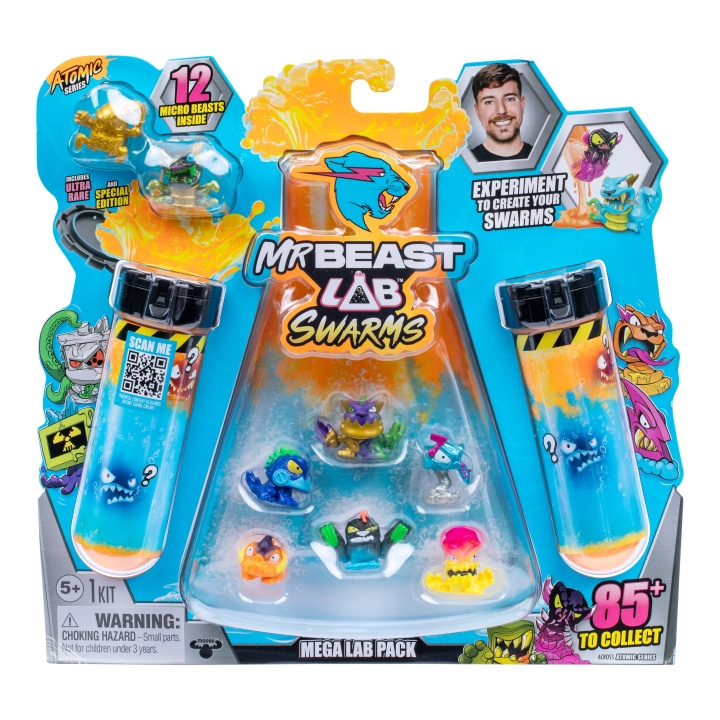 MR. BEAST LAB MrBeast Lab Swarms Mega Lab 12-pak. Serie 2 - (20389) i gruppen LEGETØJ, BØRN & BABY / Legetøj / Figurer, miniaturer og tilbehør hos TP E-commerce Nordic AB (D19447)