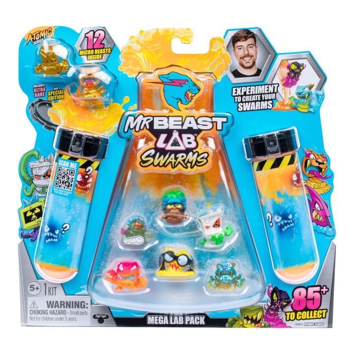 MR. BEAST LAB MrBeast Lab Swarms Mega Lab 12-pak serie 2 - (20389) i gruppen LEGETØJ, BØRN & BABY / Legetøj / Figurer, miniaturer og tilbehør hos TP E-commerce Nordic AB (D19449)