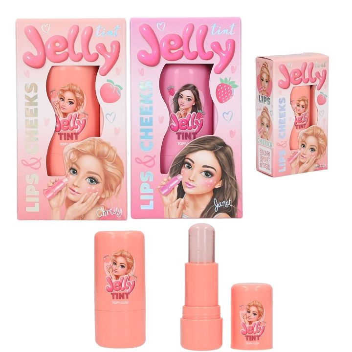 TOPModel TOPModel Jelly Stick Cheeks & Lips - Pink eller Abrikos - 7,2 gram i gruppen SKØNHED & HELSE / Makeup / Læber / Læbestift hos TP E-commerce Nordic AB (D19463)