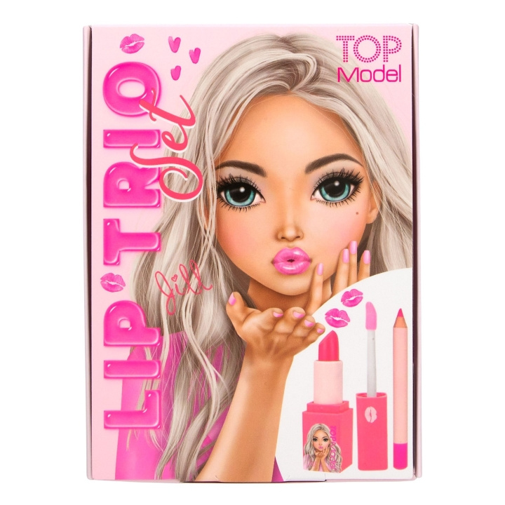 TOPModel Lip Trio Set BEAUTY and ME - Pink i gruppen SKØNHED & HELSE / Makeup / Læber / Lip gloss hos TP E-commerce Nordic AB (D19479)