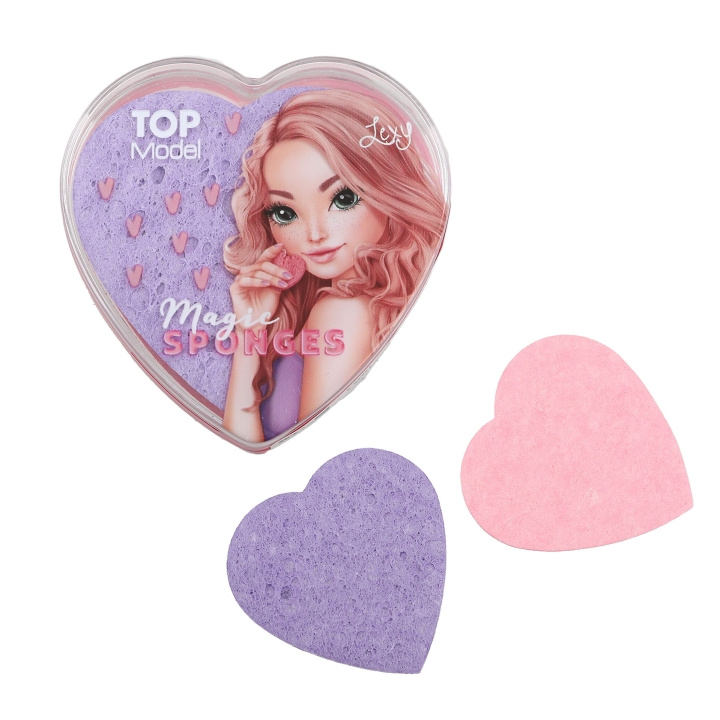 TOPModel Magiske hjertesvampe BEAUTY and ME - lilla, pink i gruppen LEGETØJ, BØRN & BABY / Pleje, sundhed og hygiejne / Bad hos TP E-commerce Nordic AB (D19481)