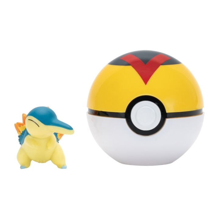 Pokémon Clip N Go Cyndaquil med Level Ball - (PKW4150) i gruppen LEGETØJ, BØRN & BABY / Legetøj / Figurer, miniaturer og tilbehør hos TP E-commerce Nordic AB (D19507)