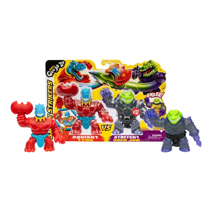Goo Jit Zu Smash Strikers Tyro vs Rock Jaw - (42804) i gruppen LEGETØJ, BØRN & BABY / Legetøj / Figurer, miniaturer og tilbehør hos TP E-commerce Nordic AB (D19512)