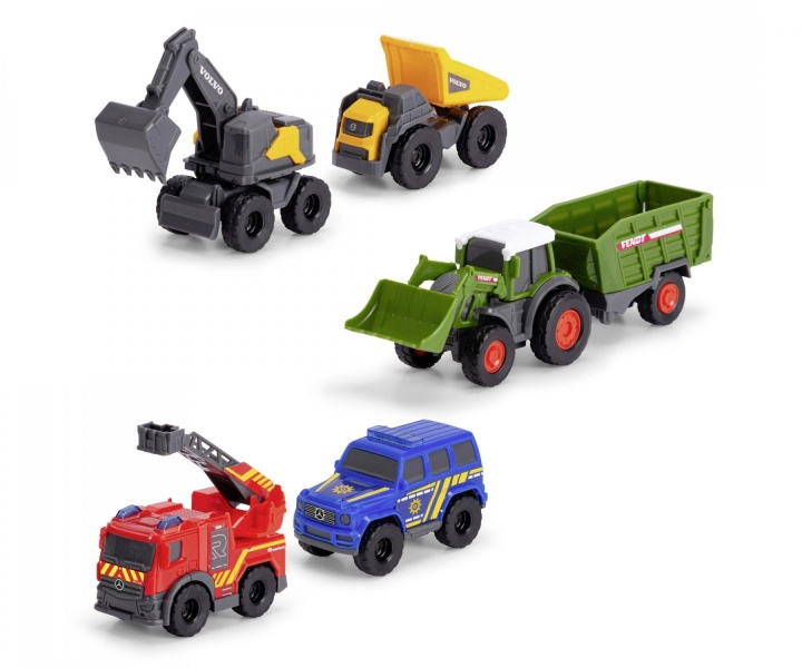 Dickie Toys Micro City Team (203742016) i gruppen LEGETØJ, BØRN & BABY / Legetøj / Legetøjsbiler hos TP E-commerce Nordic AB (D19544)