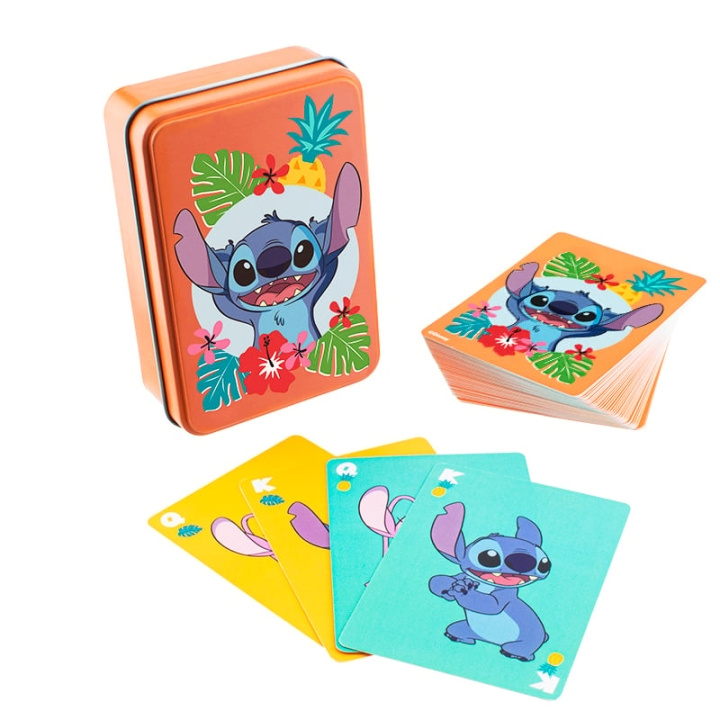 Stitch-spillekort i en dåse i gruppen LEGETØJ, BØRN & BABY / Spil / Kortspil hos TP E-commerce Nordic AB (D19585)