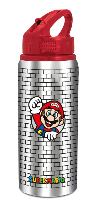 Super Mario Stor - Alu-vandflaske 710 ml - Super Mario (389) i gruppen LEGETØJ, BØRN & BABY / Mad & Drikke / Sutteflasker og tilbehør hos TP E-commerce Nordic AB (D19613)