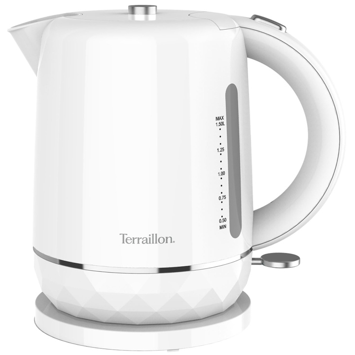 Terraillon Vattenkokare Diamond 1,5L 2200W vit i gruppen HJEM, HUS & HAVE / Husholdningsapparater / Vand & Juice / Elkedel hos TP E-commerce Nordic AB (D19681)