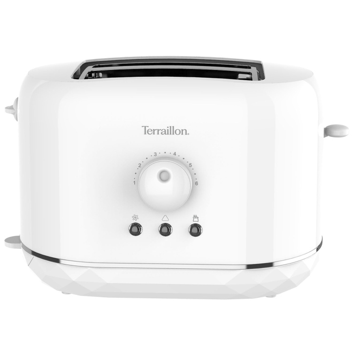 Terraillon Brödrost Diamond 2 Skivor vit i gruppen HJEM, HUS & HAVE / Husholdningsapparater / Brødristere & Sandwich Makers / Brødristere hos TP E-commerce Nordic AB (D19682)