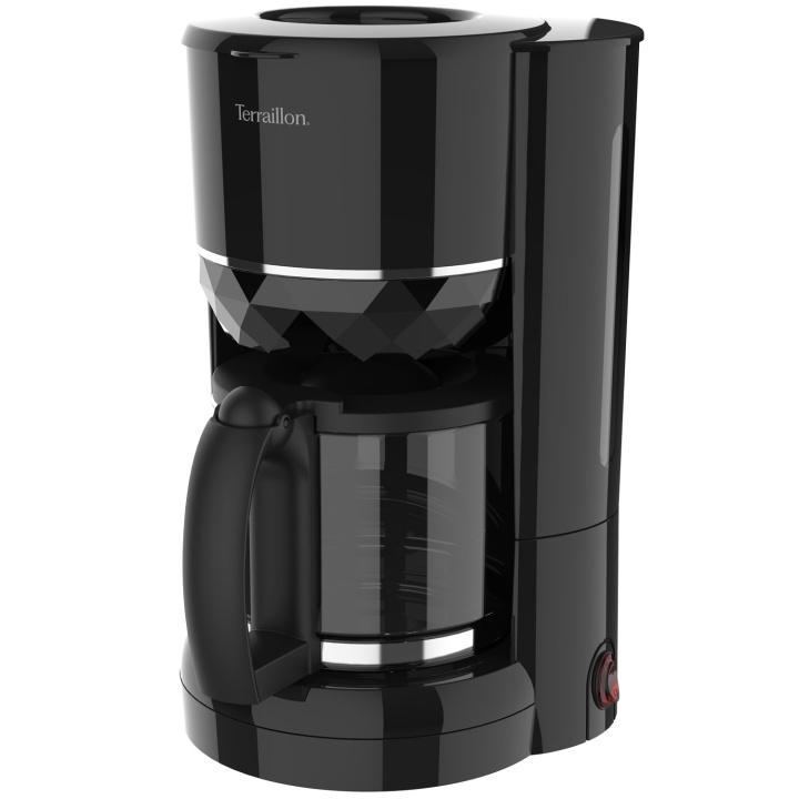 Terraillon Kaffebryggare Diamond 1,25L 980W Droppstopp svart i gruppen HJEM, HUS & HAVE / Husholdningsapparater / Kaffe og espresso / Kaffemaskiner hos TP E-commerce Nordic AB (D19686)
