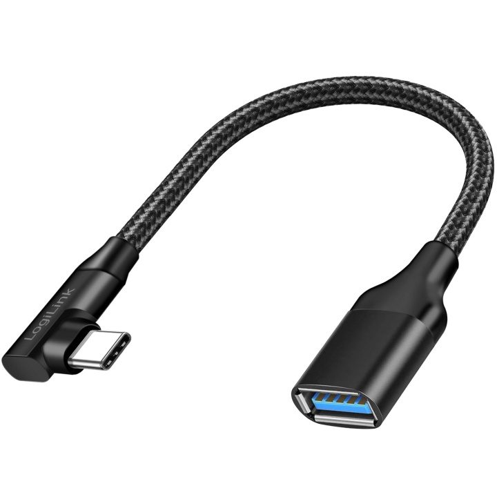 LogiLink Vinklad USB-C-kabel USB 3.2 15W 0,2m i gruppen COMPUTERTILBEHØR / Kabler og adaptere / USB / USB-C hos TP E-commerce Nordic AB (D19693)