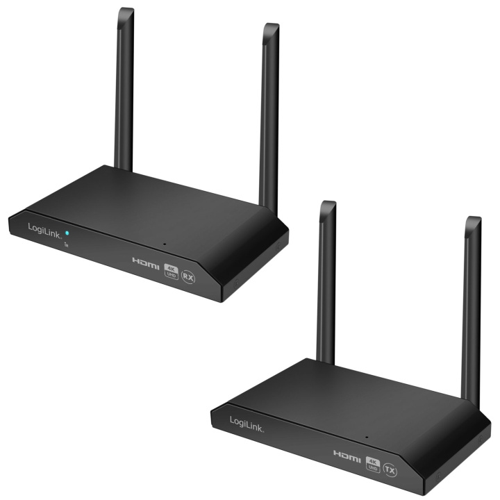 LogiLink Trådlös HDMI-överföring KVM 1till4 4K@60Hz i gruppen HJEM, HUS & HAVE / Smart hjem / Smart home systemer hos TP E-commerce Nordic AB (D19695)