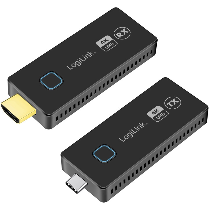 LogiLink Trådlös HDMI-överföring USB-C till HDMI-kit 1till1 4K@60Hz i gruppen HJEMMEELEKTRONIK / Kabler og adaptere / HDMI hos TP E-commerce Nordic AB (D19697)
