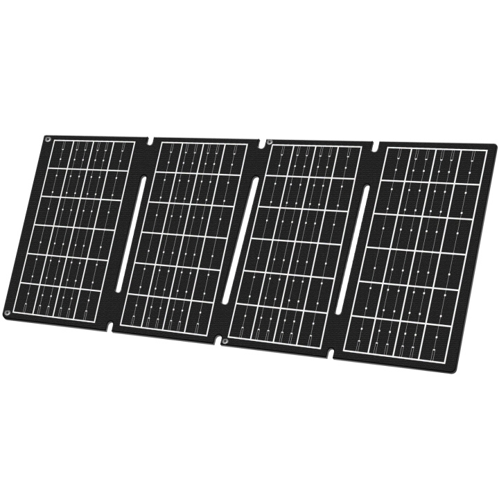 LogiLink Vikbar solcellspanel med USB-laddare 1x USB-C, 1 x USB-A 15W i gruppen SPORT, FRITID & HOBBY / Friluftsliv / Solar cell charging hos TP E-commerce Nordic AB (D19703)