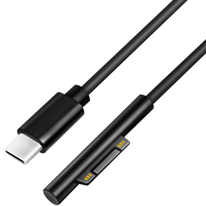 LogiLink USB-C Laddkabel Microsoft Surface 60W PD 1,8 m i gruppen COMPUTERTILBEHØR / Kabler og adaptere / USB / USB-C hos TP E-commerce Nordic AB (D19705)