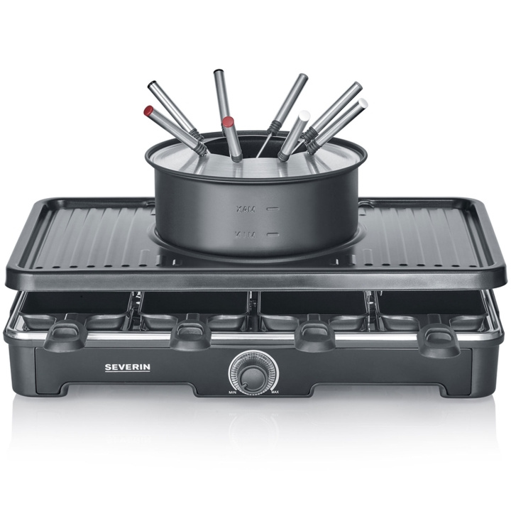 Severin Fondue/Raclette Kombinerad 8pannor 2in1 RG 2347 i gruppen HJEM, HUS & HAVE / Husholdningsapparater / Fondue hos TP E-commerce Nordic AB (D19752)