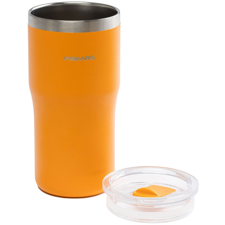 Fiskars Termosmugg orange 0,5 liter On-the-go mug i gruppen SPORT, FRITID & HOBBY / Friluftsliv / Termokander & vandflasker hos TP E-commerce Nordic AB (D19757)