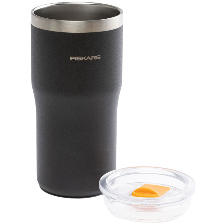 Fiskars Termosmugg svart 0,5 liter On-the-go mug i gruppen SPORT, FRITID & HOBBY / Friluftsliv / Termokander & vandflasker hos TP E-commerce Nordic AB (D19758)